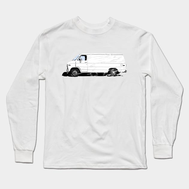 Retro Kidnapper Van Long Sleeve T-Shirt by ilrokery